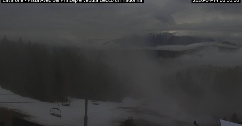 Webcam Ski Area Lavarone  - Pista Avez- seggiovia Lagh.