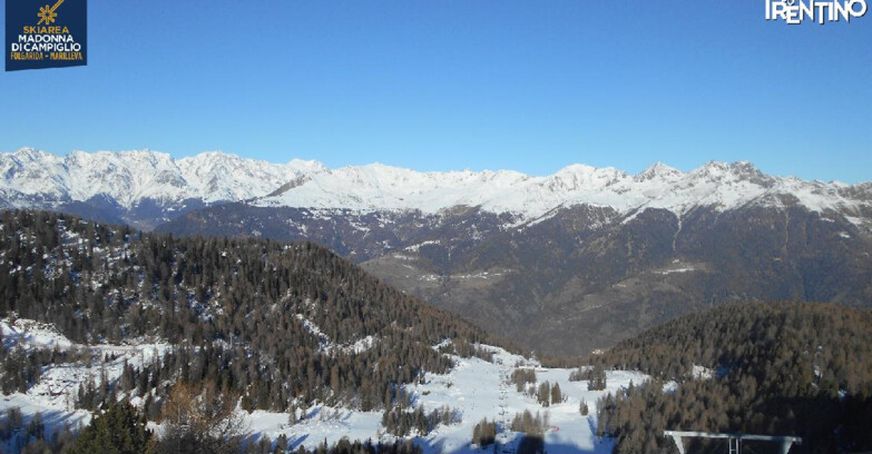 Webcam Folgarida-Marilleva  (Skiarea Campiglio Dolomiti di Brenta - Val di Sole Val Rendena) - Val Panciana