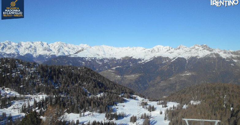 Webcam Folgarida-Marilleva  (Skiarea Campiglio Dolomiti di Brenta - Val di Sole Val Rendena) - Val Panciana
