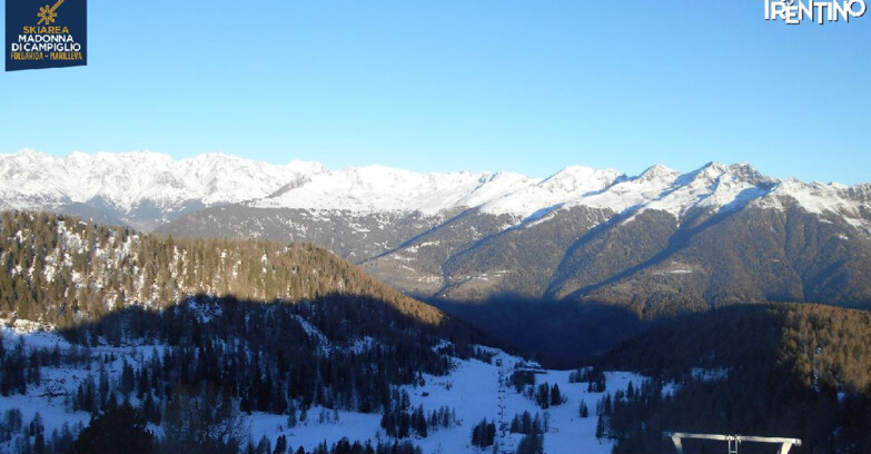 Webcam Folgarida-Marilleva  (Skiarea Campiglio Dolomiti di Brenta - Val di Sole Val Rendena) - Val Panciana
