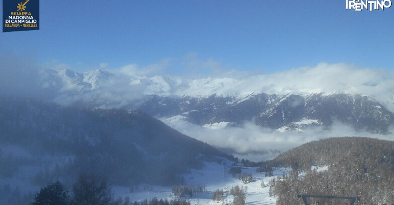 Webcam Folgarida-Marilleva  (Skiarea Campiglio Dolomiti di Brenta - Val di Sole Val Rendena) - Val Panciana