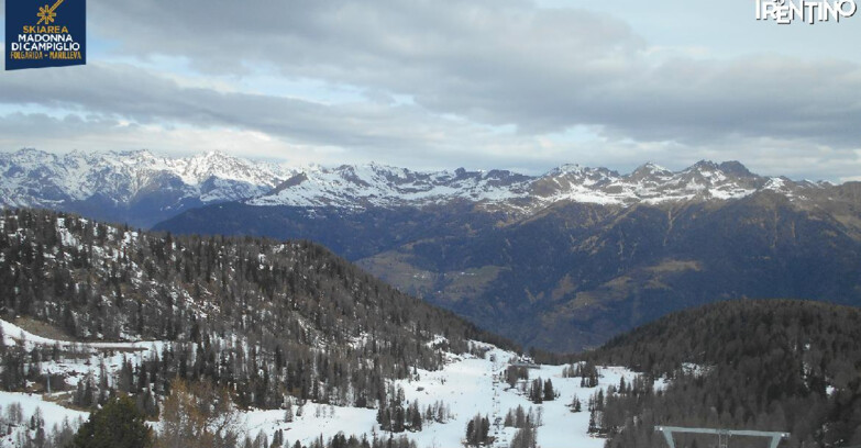 Webcam Folgarida-Marilleva  (Skiarea Campiglio Dolomiti di Brenta - Val di Sole Val Rendena) - Val Panciana