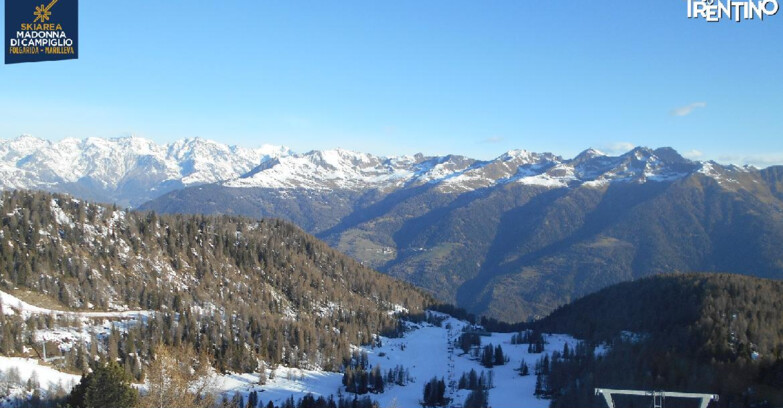 Webcam Folgarida-Marilleva  (Skiarea Campiglio Dolomiti di Brenta - Val di Sole Val Rendena) - Val Panciana