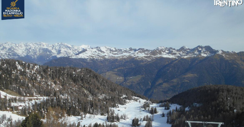 Webcam Folgarida-Marilleva  (Skiarea Campiglio Dolomiti di Brenta - Val di Sole Val Rendena) - Val Panciana