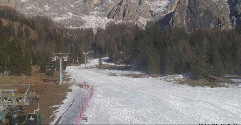 Webcam San Martino di Castrozza - Passo Rolle - Pista Col Verde
