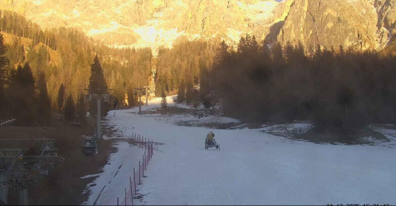 Webcam San Martino di Castrozza - Passo Rolle - Pista Col Verde