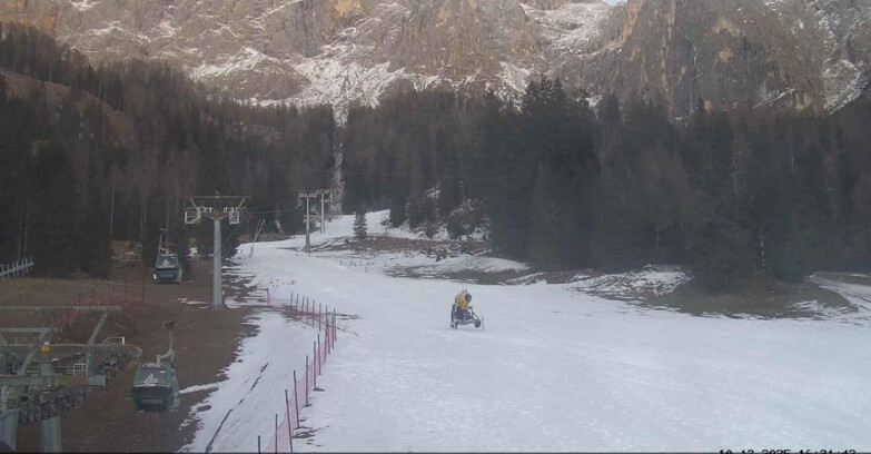 Webcam San Martino di Castrozza - Passo Rolle - Pista Col Verde