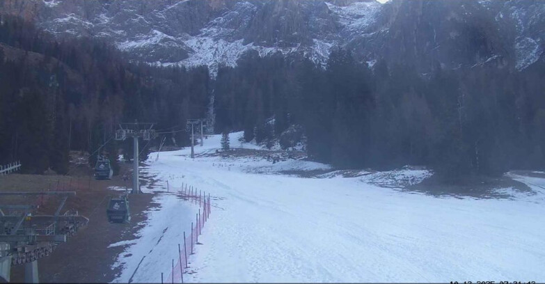 Webcam San Martino di Castrozza - Passo Rolle - Pista Col Verde