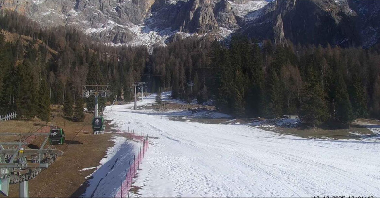 Webcam San Martino di Castrozza - Passo Rolle - Pista Col Verde