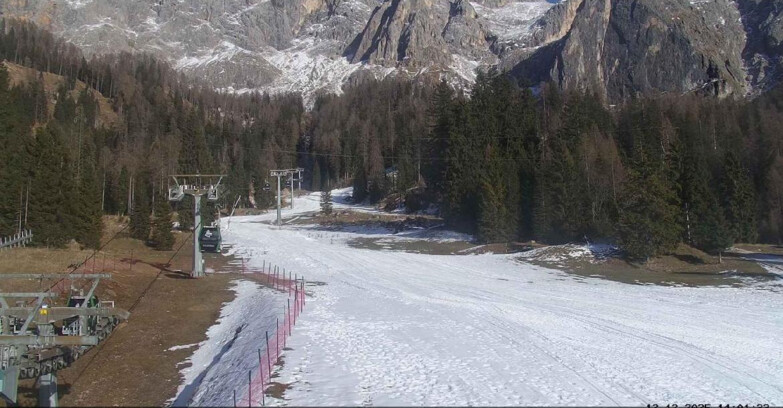 Webcam San Martino di Castrozza - Passo Rolle - Pista Col Verde