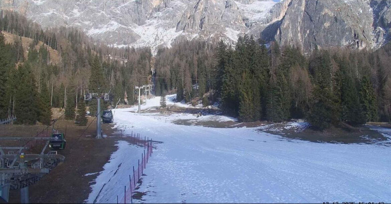 Webcam San Martino di Castrozza - Passo Rolle - Pista Col Verde
