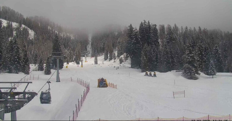 Webcam San Martino di Castrozza - Passo Rolle - Pista Col Verde