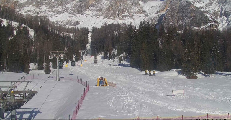 Webcam San Martino di Castrozza - Passo Rolle - Pista Col Verde