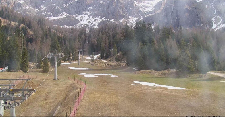Webcam San Martino di Castrozza - Passo Rolle - Pista Col Verde