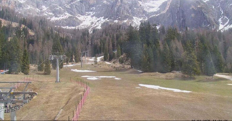 Webcam San Martino di Castrozza - Passo Rolle - Pista Col Verde