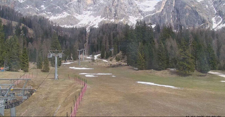 Webcam San Martino di Castrozza - Passo Rolle - Pista Col Verde