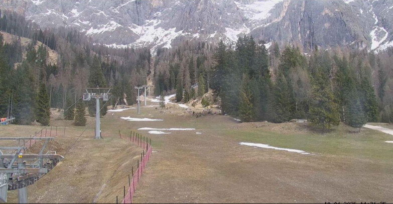 Webcam San Martino di Castrozza - Passo Rolle - Pista Col Verde