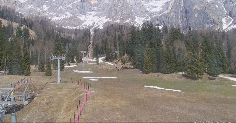 Webcam San Martino di Castrozza - Passo Rolle - Pista Col Verde