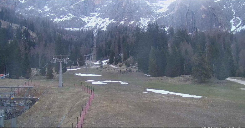 Webcam San Martino di Castrozza - Passo Rolle - Pista Col Verde