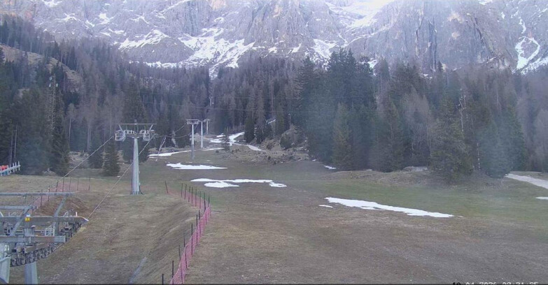 Webcam San Martino di Castrozza - Passo Rolle - Pista Col Verde