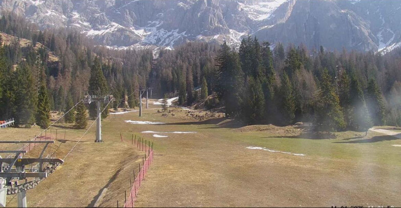 Webcam San Martino di Castrozza - Passo Rolle - Pista Col Verde