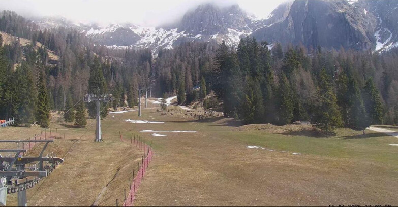 Webcam San Martino di Castrozza - Passo Rolle - Pista Col Verde