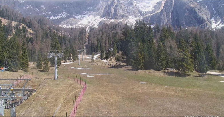 Webcam San Martino di Castrozza - Passo Rolle - Pista Col Verde