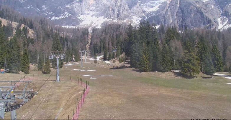 Webcam San Martino di Castrozza - Passo Rolle - Pista Col Verde
