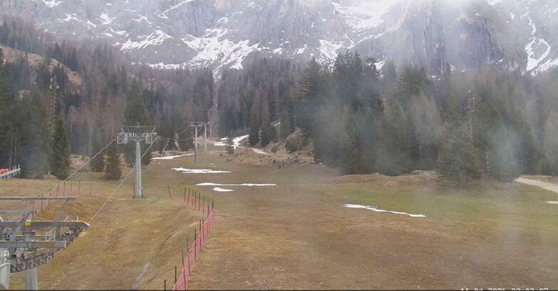 Webcam San Martino di Castrozza - Passo Rolle - Pista Col Verde