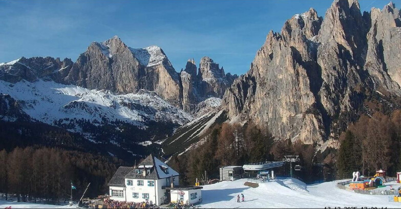 Webcam Vigo di Fassa-Pera-Ciampedìe - Vigo di Fassa - Torri del Vajolet