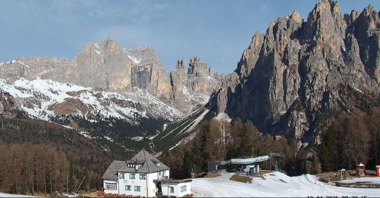 Webcam Vigo di Fassa-Pera-Ciampedìe - Vigo - Torri del Vajolet