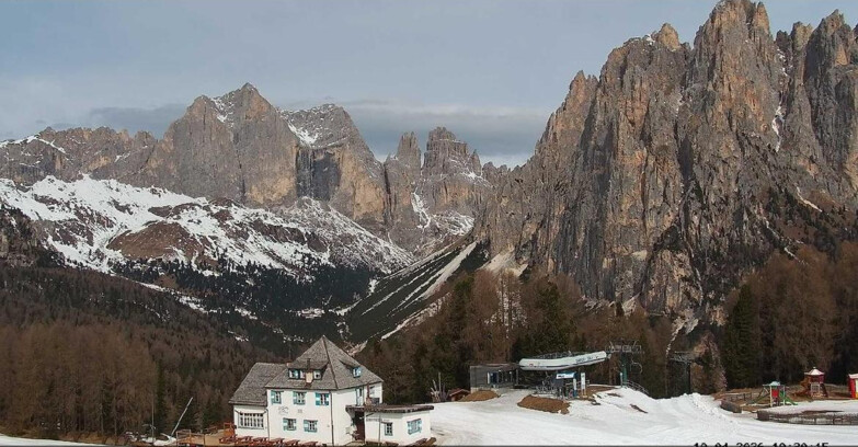 Webcam Vigo di Fassa-Pera-Ciampedìe - Vigo - Torri del Vajolet