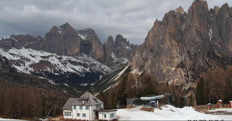 Webcam Vigo di Fassa-Pera-Ciampedìe - Vigo - Torri del Vajolet