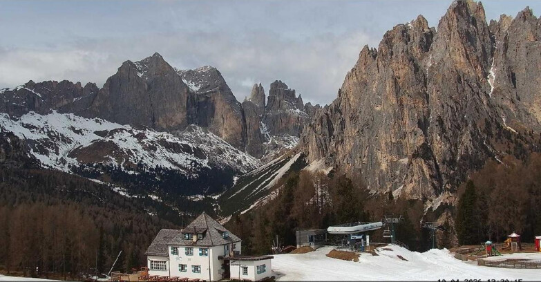 Webcam Vigo di Fassa-Pera-Ciampedìe - Vigo - Torri del Vajolet