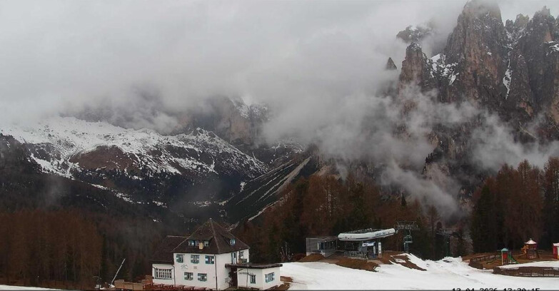 Webcam Vigo di Fassa-Pera-Ciampedìe - Vigo - Torri del Vajolet