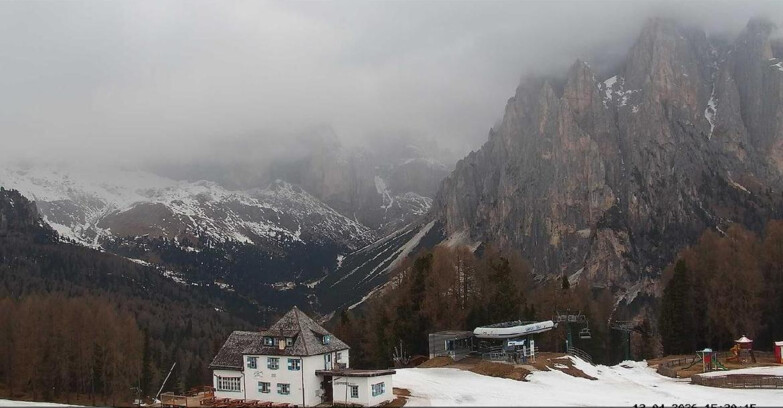 Webcam Vigo di Fassa-Pera-Ciampedìe - Vigo - Torri del Vajolet