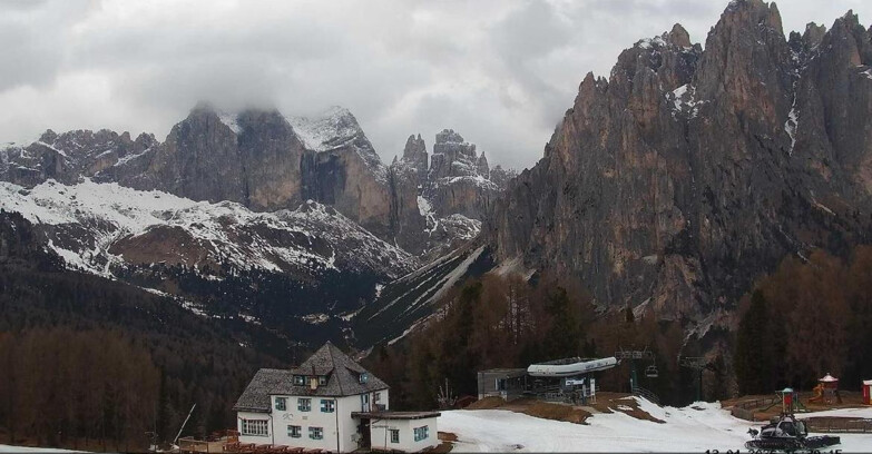 Webcam Vigo di Fassa-Pera-Ciampedìe - Vigo - Torri del Vajolet
