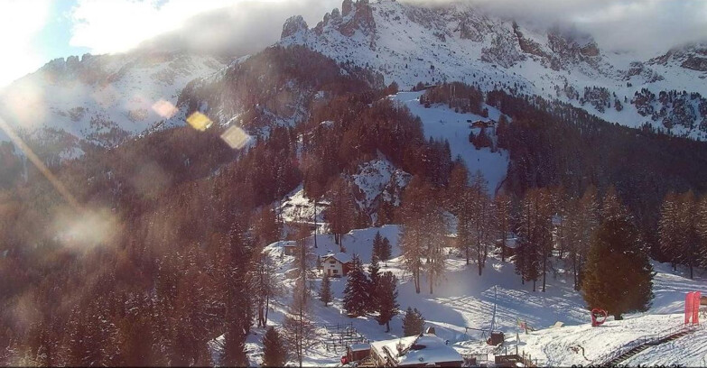 Webcam Vigo di Fassa-Pera-Ciampedìe - Vigo - seggiovia Prà Martin