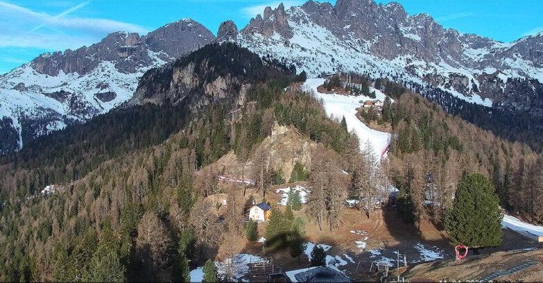 Webcam Vigo di Fassa-Pera-Ciampedie - Vigo - seggiovia Prà Martin