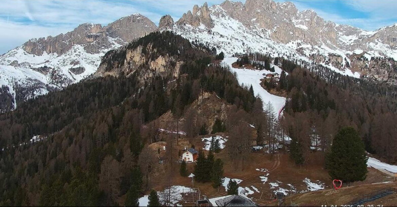 Webcam Vigo di Fassa-Pera-Ciampedie - Vigo - seggiovia Prà Martin