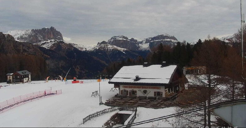 Webcam Виго-ди-Фасса-Пера-Чампедие  - Vigo - verso Sassolungo e Pordoi