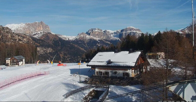 Webcam Vigo di Fassa-Pera-Ciampedìe - Vigo - verso Sassolungo e Pordoi