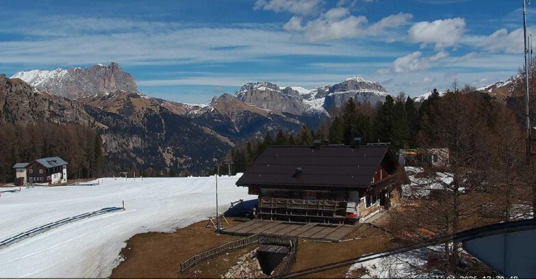 Webcam Vigo di Fassa-Pera-Ciampedìe - Vigo - verso Sassolungo e Pordoi