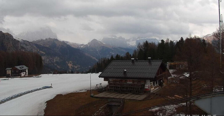 Webcam Vigo di Fassa-Pera-Ciampedie - Vigo - verso Sassolungo e Pordoi
