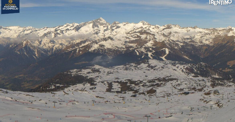 Webcam Madonna di Campiglio (Skiarea Campiglio Dolomiti di Brenta - Val di Sole Val Rendena) - Grostè Area
